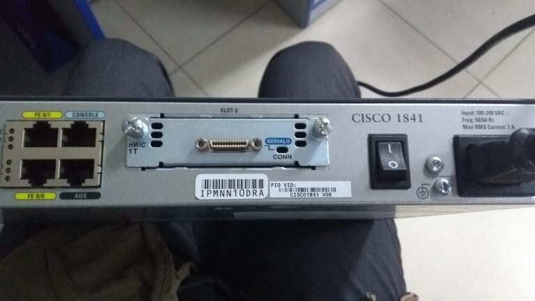 [CISCO] – Resetear Router CISCO 1841