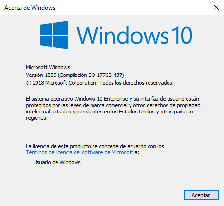 [Windows 10] – Habilitar Modo Oscuro