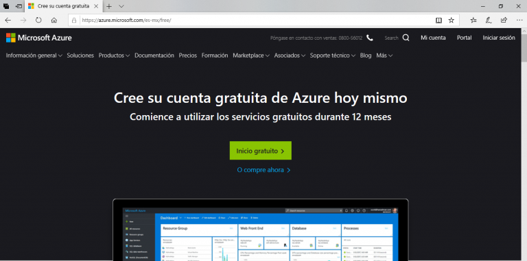 [Azure] – Crear una Máquina Virtual y Habilitar RDP y Web Server.