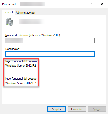 [Windows Server 2019] – Elevar el nivel del Bosque y Dominio usando PowerShell.