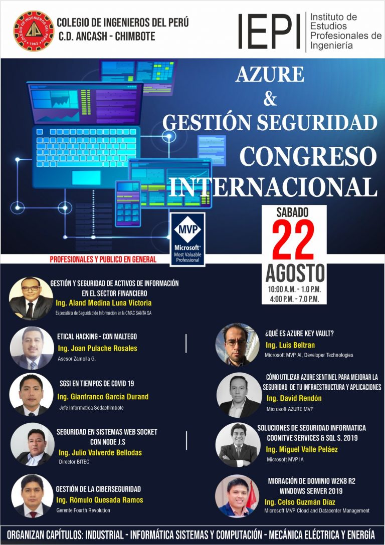 Congreso Internacional – Azure y Gestión de Seguridad.