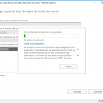 [Exchange Server 2016] – Error en la operación de la Propagación
