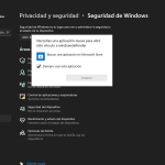 [Windows 11] – Necesito «windowsdefender» para abrir este vínculo